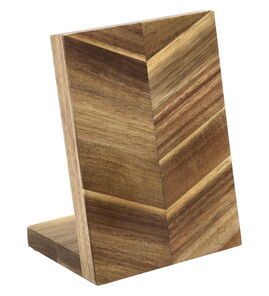 Produktbilde for HOLM Akasietre Magnetisk Knivblokk med Fiskebensmønster