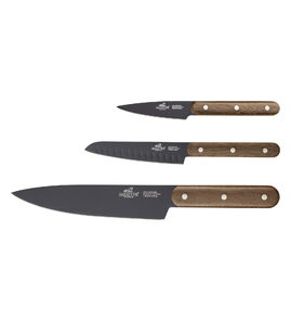 Produktbilde for Lion Sabatier Phenix Walnut 3 deler Knivsett 