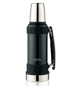 Hovedminiatyrbilde av Svart Thermos Work 1,2 liter Grå Rustfritt Stål Termos