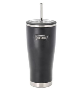 Hovedminiatyrbilde av Svart Thermos 700 ml Termokrus med Sugerør 