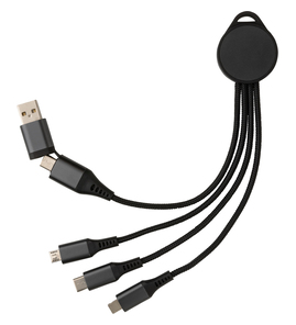 Produktbilde for XD Xclusive Terra RCS Resirkulert Aluminium 6-i-1 Ladekabel