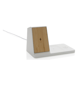 Produktbilde for XD Xclusive Ontario RCS Resirkulert Plast og Bambus 3-i-1 Penneholder og 15W Ladeplate