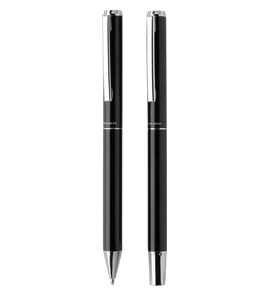 Produktbilde for Swiss Peak Cedar RCS Resirkulert Aluminium Blått Blekk Pennesett