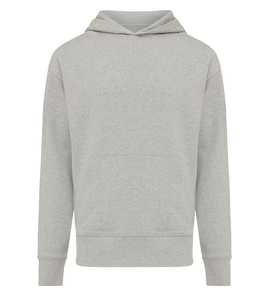 Hovedminiatyrbilde av Heather grey iqoniq Yoho Resirkulert Bomull Relaxed Fit Hettegenser