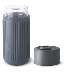 Produktbilde for Black + Blum 340ml To Go Glasskopp med Silikonhylse