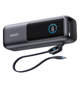 Produktbilde for Anker Powerbank 25.000 mAh 165W med Innebygd Uttrekkbar Ladekabel