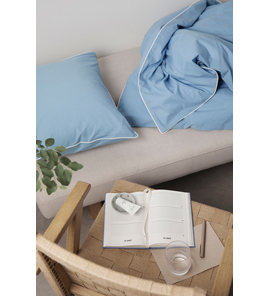 Hovedminiatyrbilde av Blå Vinga Marston Økologisk Bomull Sengesett i 4 deler