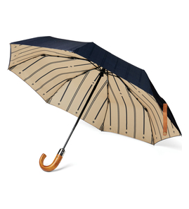 Hovedminiatyrbilde av Marinblå Vinga Bosler AWARE RPET 21" Automatisk Sammenleggbar Paraply