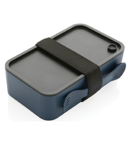 Hovedminiatyrbilde av Marinblå XD Collection GRS Resirkulert PP Matboks med Spork