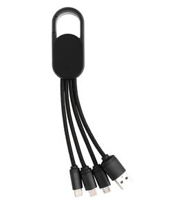 Hovedminiatyrbilde av Svart XD Collection Karabinkrok 4-i-1  Ladekabel