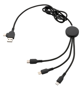 Produktbilde for XD Collection Lysende Logo 6-i-1 Ladekabel