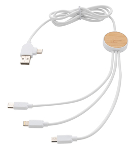 Produktbilde for XD Collection Ontario RCS Resirkulert Plast 6-i-1 Ladekabel