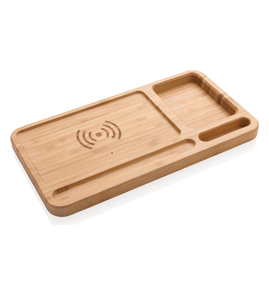 Produktbilde for XD Collection Bambus Skrivebordsorganisator med 5W Ladeplate