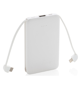 Produktbilde for XD Collection 5000 mAh Integrerte Kabler Powerbank