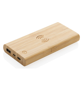 Produktbilde for XD Collection Bambus 8.000 mAh 5 W Trådløs Powerbank