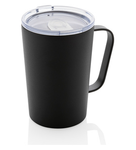 Hovedminiatyrbilde av Svart XD Collection 420 ml RCS Resirkulert Stål Moderne Termokopp med Lokk