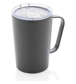Hovedminiatyrbilde av Grå XD Collection 420 ml RCS Resirkulert Stål Moderne Termokopp med Lokk