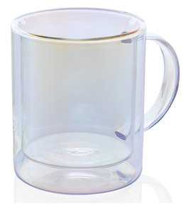 Produktbilde for XD Collection Deluxe 330 ml Dobbeltvegg Galvanisert Borosilikat Glasskopp