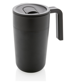 Hovedminiatyrbilde av Svart XD Collection 480 ml GRS Resirkulert PP og Stål Termokopp med Håndtak