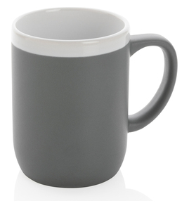 Hovedminiatyrbilde av Grå XD Collection 300 ml Hvit Kant Keramisk Kopp