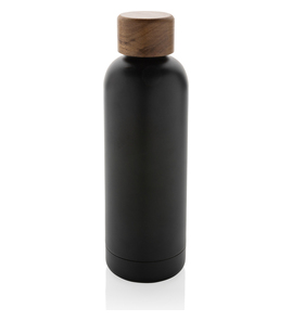 Hovedminiatyrbilde av Svart XD Collection Wood 500 RCS Resirkulert Stål Termoflaske