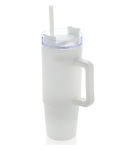 Hovedminiatyrbilde av Hvit XD Collection Tana 900 ml RCS Resirkulert Plast Termokopp med Håndtak
