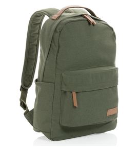 Hovedminiatyrbilde av Grønn XD Collection Impact AWARE Resirkulert Bomullscanvas Klassisk Ryggsekk