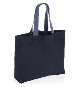 Hovedminiatyrbilde av Marinblå XD Collection Impact Aware 240 g/m2 Ufarget Resirkulert Bomullscanvas 27L Shoppingbag