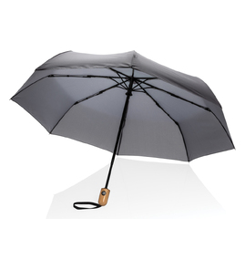 Hovedminiatyrbilde av Steinkull XD Collection Impact AWARE 190T RPET 21" Bambus Automatisk Sammenleggbar Paraply