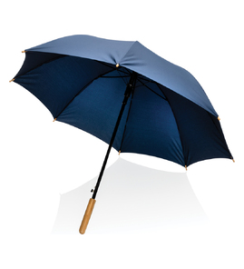 Hovedminiatyrbilde av Marinblå XD Collection Impact AWARE RPET 190T Bambus 23" Automatisk Paraply