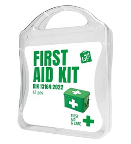 Hovedminiatyrbilde av Hvit MyKit DIN-godkjent Førstehjelpssett Bil
