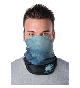 Hovedminiatyrbilde av Marineblå Lara Fleece Bandana Multilue med Søm