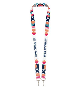 Produktbilde for Leia RPET Nøkkelbånd med 2 Kroker