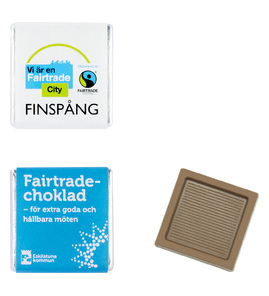 Produktbilde for Sjokoladekvadrat 5g Fairtrade & Økologisk