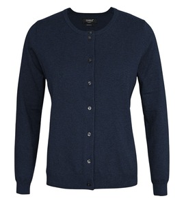 Hovedminiatyrbilde av Navy Nimbus Brighton Bomull og Nylon  Strikket Cardigan Dame