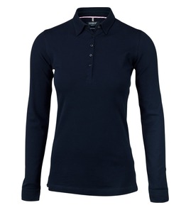 Hovedminiatyrbilde av Dark Navy Nimbus Carlington Bomull og Elastan Pologenser Dame